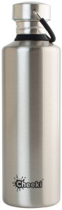 CHEEKI Stainless Steel Bottle Classic Silver (Medium) 750ml