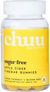 Chuu Nutrition Apple Cider Vinegar Gummies Sugar Free 60pcs