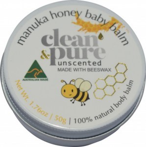 Clean & Pure Manuka Honey Baby Balm Unscented 50g