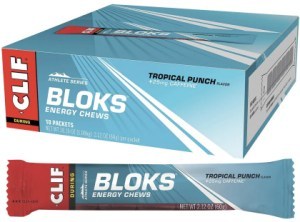 CLIF Bloks Energy Chews Tropical Punch 18 x 60g