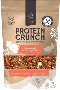 COASTAL CRUNCH Gluten Free Protein Crunch Gingernut Crunch 320g