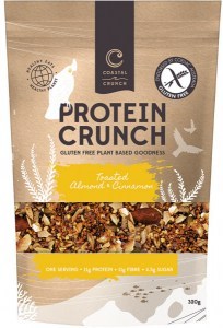 COASTAL CRUNCH Gluten Free Protein Crunch Toasted Almond & Cinnamon 320g