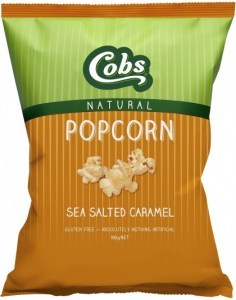 Cobs Natural Popcorn Sea Salted Caramel  12x100g