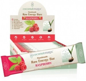 Coconut Magic Raw Energy Bars Raspberry 12x45g