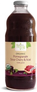 Complete Health Organic Pomegranate Sour Cherry & Acai 100% Juice 700ml JUL18