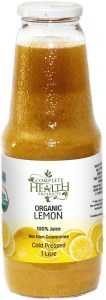 Complete Health Products Organic Lemon 100% Juice 1L