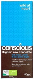 Conscious Organic Raw Chocolate Wild at Heart 50g DEC16