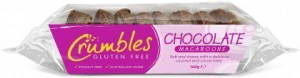 Crumbles Chocolate Macaroons G/F Tray 160g