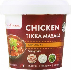 Curry Flavours Chicken Tikka Masala Curry Spice Mix Tub 100g MAR22
