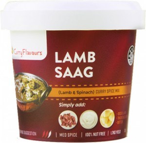Curry Flavours Lamb & Spinach Curry Spice Mix Tub 100g MAR22
