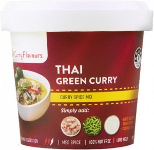 Curry Flavours Thai Green Curry Spice Mix Tub 100g MAR22