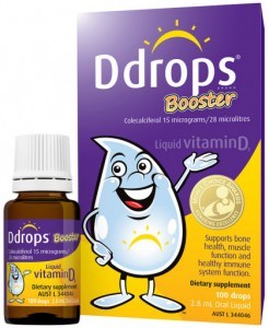 DDROPS Booster Liquid Vitamin D3 600IU 2.8ml