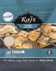 Diego's Raj's Classic Chapati 258g