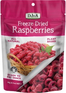 Dj&a Freeze Dried Raspberries 10x20g