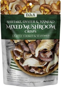 Dj&a Mixed Mushroom Crisps 12x30g