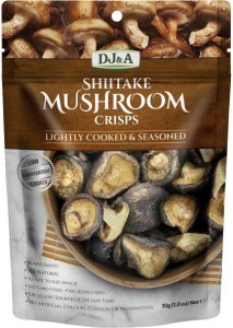 Dj&a Shiitake Mushroom Crisps 12x30g