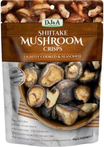Dj&a Shiitake Mushroom Crisps 9x65g