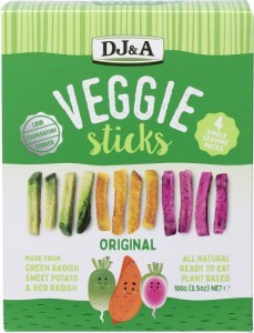 Dj&a Veggie Sticks Original Multi Pack 4x25g