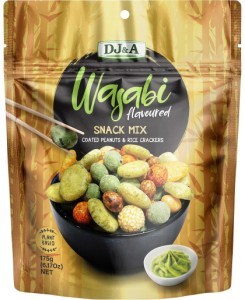 Dj&a Wasabi Flavoured Snack Mix 9x150g
