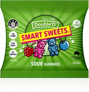 Double D Smart Sweets Sour Gummies G/F 35g