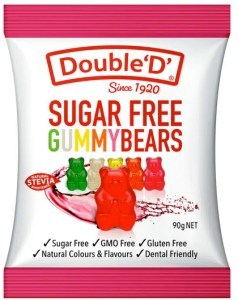 Double D Sugar Free Gummy Bears 90g