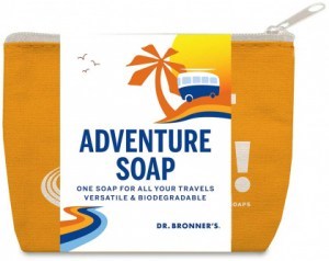 Dr Bronner's Adventure Soap (1 each Citrus & Peppermint Liquid Soap 118ml & Bar Tea Tree Soap 140g)