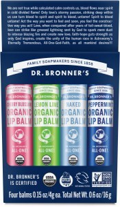 Dr. Bronners Joy Lip Balm Gift Set 4 Pack