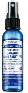 Dr Bronner's Organic Hand Sanitizer Peppermint 59ml