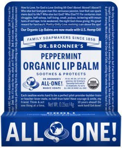 DR. BRONNER'S Organic Lip Balm Peppermint 4g