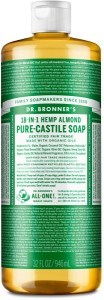 Dr Bronner's Pure Castile Liquid Soap Almond 946ml