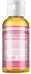 Dr Bronner's Pure Castile Liquid Soap Cherry Blossom 59ml