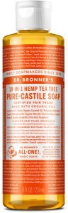 Dr Bronner's Pure Castile Liquid Soap Tea Tree 237ml