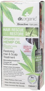 Dr Organic Hair & Scalp Treatment Restoring Organic Hemp Oil 150ml