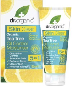 Dr Organic Oil Control Moisturiser Skin Clear 50ml