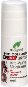 Dr Organic Pro Collagen+ Anti Ageing Moisturiser Dragon Blood 50ml