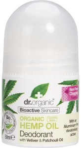 Dr Organic Roll-On Deodorant Organic Hemp Oil 50ml