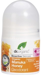 Dr Organic Roll-On Deodorant Organic Manuka Honey 50ml