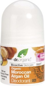 Dr Organic Roll-On Deodorant Moroccan Argan Oil 50ml