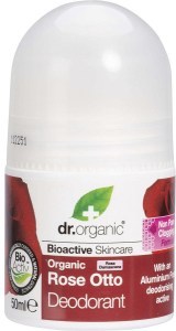 Dr Organic Roll-On Deodorant Rose Otto 50ml