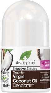 Dr Organic Roll-On Deodorant Organic Virgin Coconut Oil 50ml