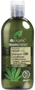 Dr Organic 2 in 1 Shampoo Conditioner Hemp Oil 265ml