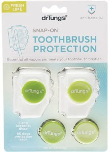 Dr Tung's Toothbrush Protection with 2 Refills (Colour May Vary) 2pk