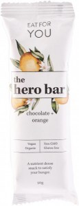 Eat For You Hero  Chocolate + Orange  Bars  12x50g