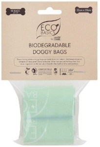 Eco Basics Biodegradable Doggy Bags - 15Bags, 2 Rolls