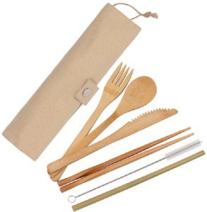 Eco Basics Reusable Bamboo Cutlery Set