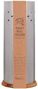 Eco Basics Toilet Roll Holder - Stainless Steel