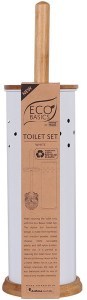 Eco Basics Toilet Brush Set - White