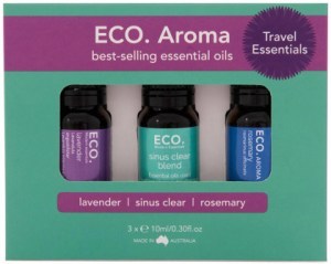 ECO. MODERN ESSENTIALS Essential Oil Trio Travel Essentials 10ml x 3 Pack
