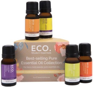 ECO. MODERN ESSENTIALS Essential Oil Best-Selling Pure Essential Oil Collection 10ml x 5 Pack
