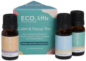 ECO. MODERN ESSENTIALS LITTLE Essential Oil Trio Calm & Focus 10ml x 3 Pack